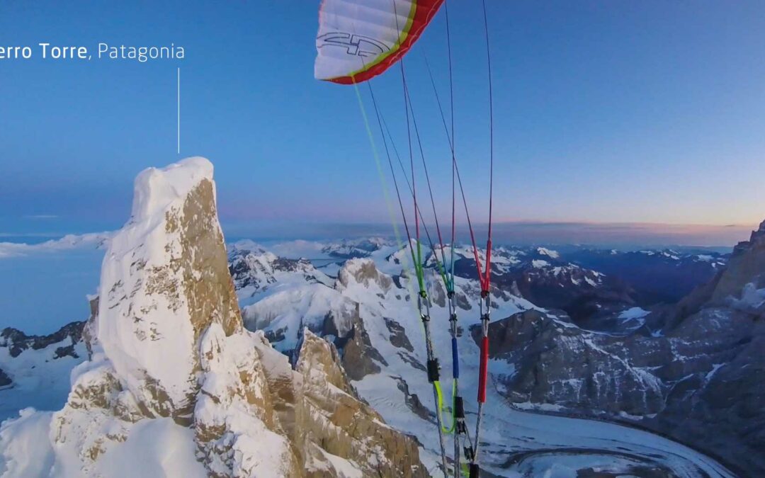 ¡World Premiere! ¡Sube y vuela desde el Cerro Torre!