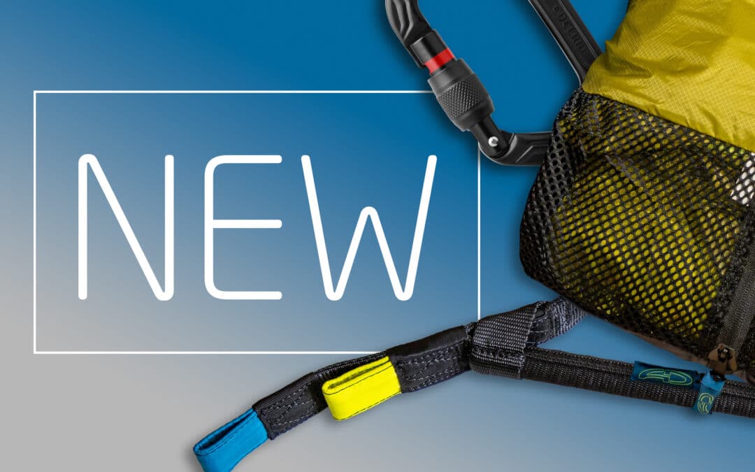AirPack XPed, Tandemspreizen, AURA Karabiner… Wir haben viele neue Produkte in unserem Online-Shop!
