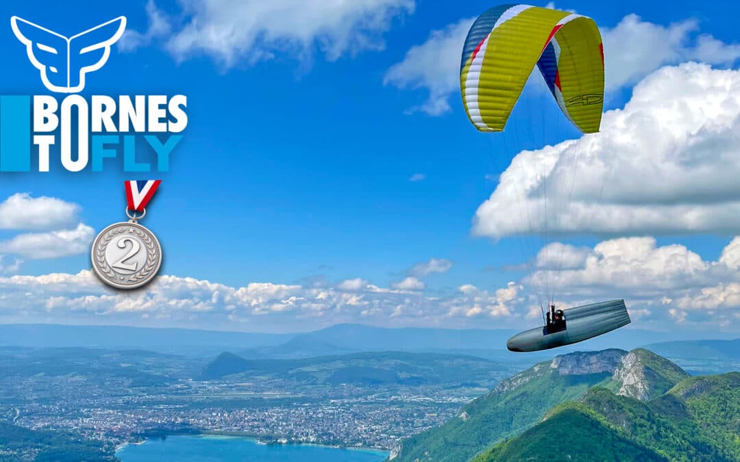 Charles De Beaufort wird Zweiter beim Bornes to Fly mit dem Hero XPed